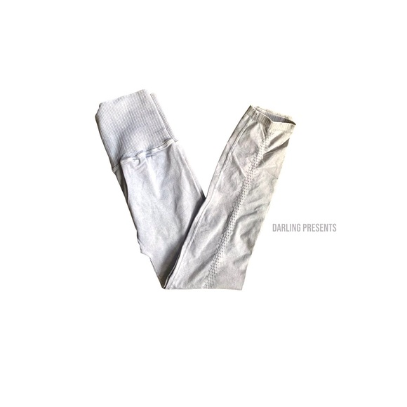 FREE PEOPLE MOVEMENT GOOD KARMA HIGH RISE 7/8 LENGTH LEGGINGS WOMEN ICE GRAY S… - Picture 3 of 6